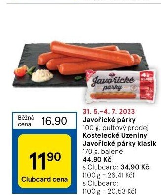 Párky javořické