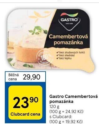 Pomazánka Camembert Gastro