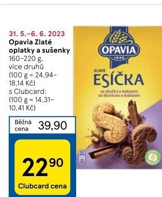 Sladkosti Zlaté Opavia