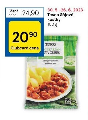 Sójové kostky Tesco