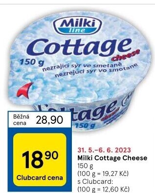 Sýr Cottage Milki line