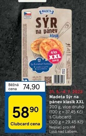 Sýr na pánev Madeta