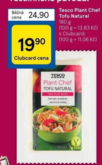 Tofu Tesco Plant Chef