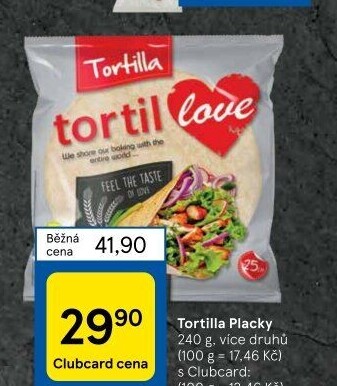 Tortilla pšeničná TortilLOVE