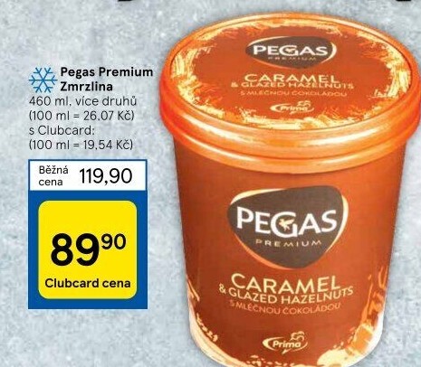 Zmrzlina v kelímku Pegas Premium Prima