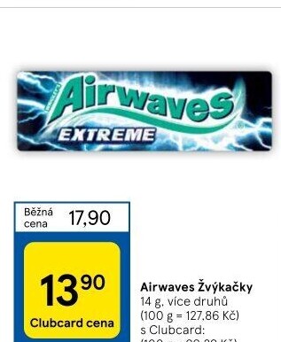 Žvýkačky Airwaves