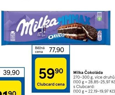 Čokoláda Milka
