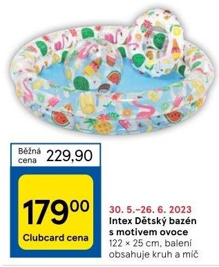 Dětský bazén Intex