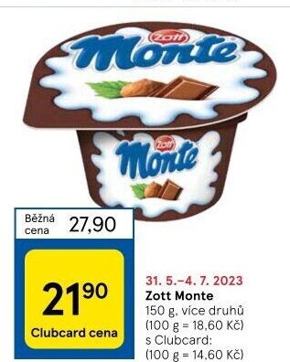 Dezert Monte Zott