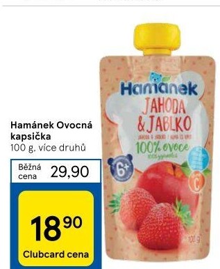 Kapsička ovocná Hamánek