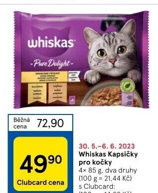 Kapsičky pro kočky Whiskas