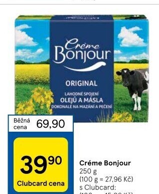 Margarín Créme Bonjour Rama