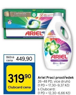 Prací prostředky Ariel