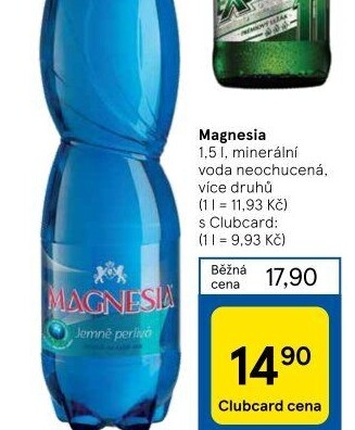 Přírodní voda Magnesia