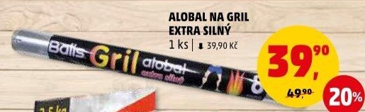 Alobal na grilovaní extra silný Balis