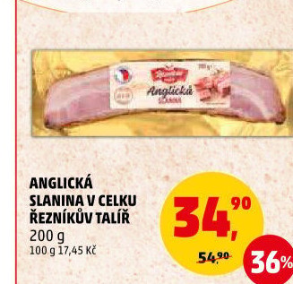 Anglická slanina Řezníkův talíř