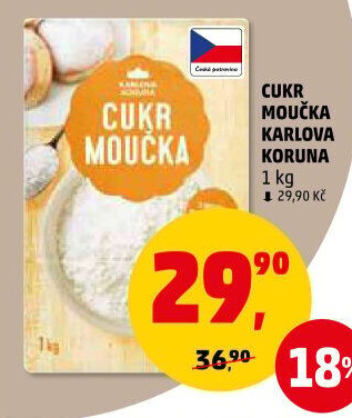 Cukr moučka Karlova Koruna