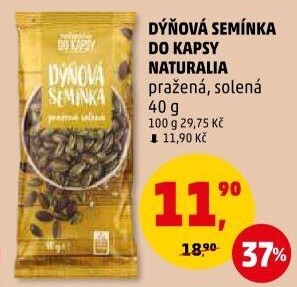 Dýňová semínka pražená Naturalia