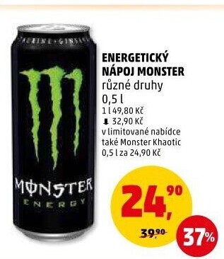 Energetický nápoj Monster Energy