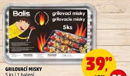 Grilovací tácky Balis