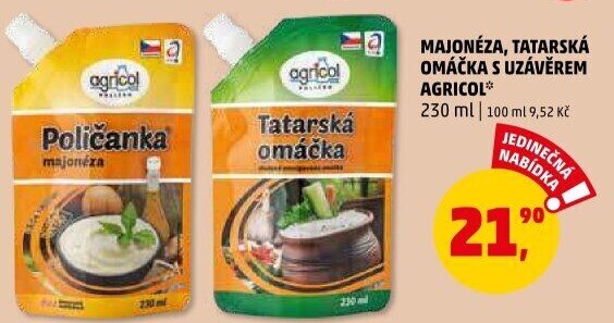 Majonéza Poličanka Agricol