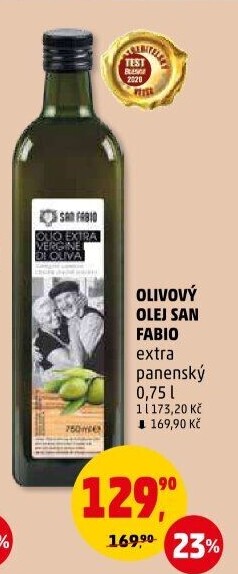 Olivový olej extra panenský San Fabio