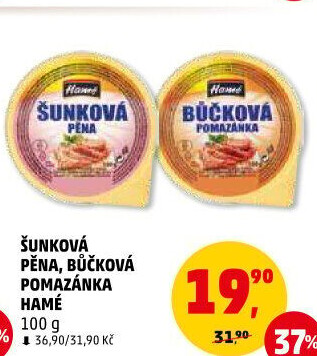 Paštika šunková pěna Hamé