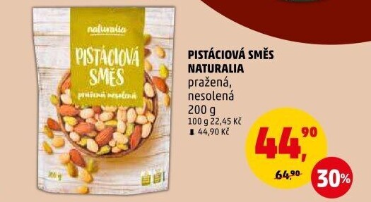 Pistáciová směs pražená Naturalia