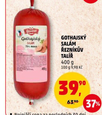 Salám Gothaj Řezníkův talíř