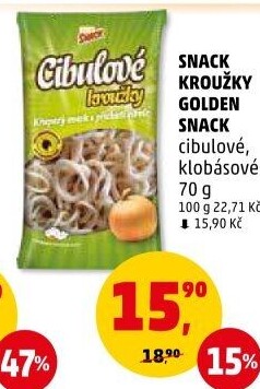 Snack kroužky Golden Snack