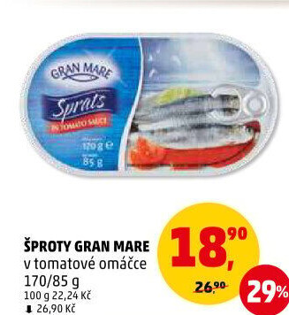 Šproty v omáčce Gran Mare