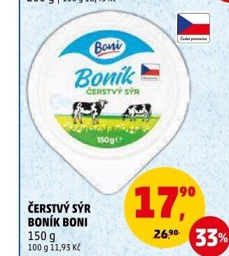 Sýr čerstvý Boník Boni