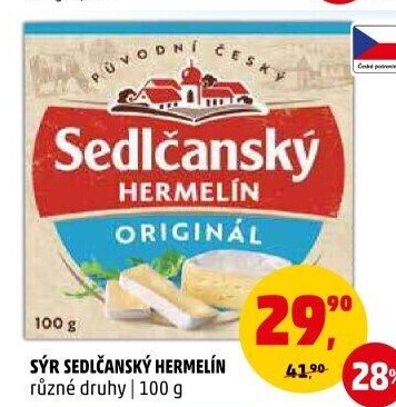 Sýr Hermelín Sedlčanský