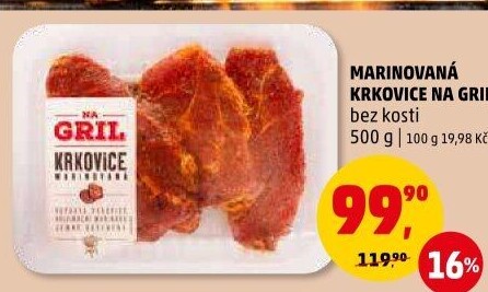 Vepřová krkovice marinovaná Na gril Penny