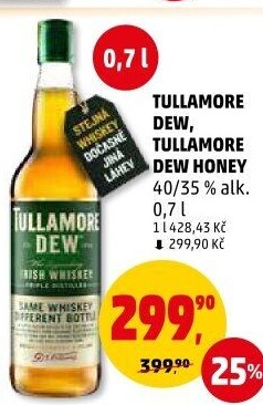 Whisky irská Tullamore Dew