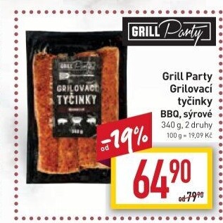 Grilovací tyčinky barbecue Grill Party