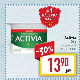 Jogurt ochucený Activia Danone
