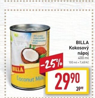 Kokosové mléko Billa