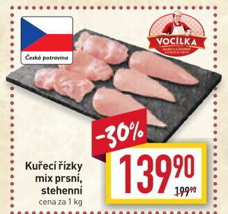 Kuřecí řízky mix Vocílka