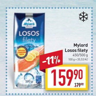 Losos filety mražený Mylord