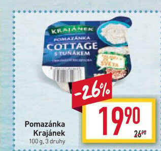 Pomazánky Krajánek