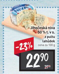 Sýr Niva Jihočeská 50% Madeta
