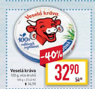 Sýr tavený Veselá kráva
