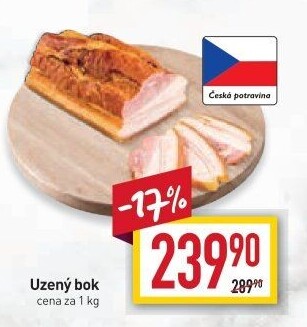 Uzený bok bez kosti