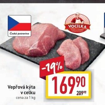 Vepřová kýta Vocílka