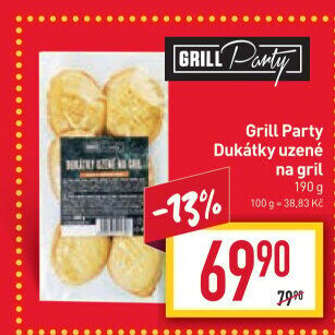 Dukátky uzené na gril Grill Party