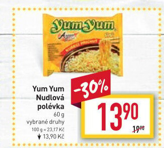 Instantní polévka YumYum