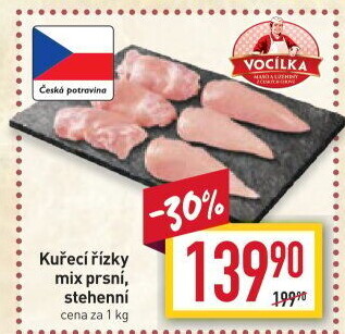 Kuřecí řízky mix Vocílka