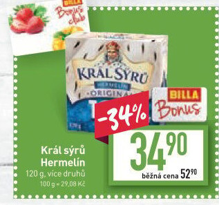 Sýr Hermelín Král sýrů