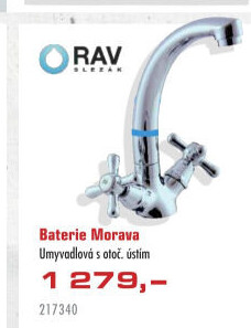 Baterie umyvadlová Morava Ravslezák